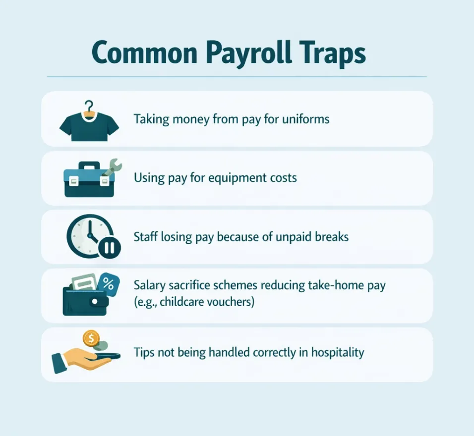 Common payroll traps