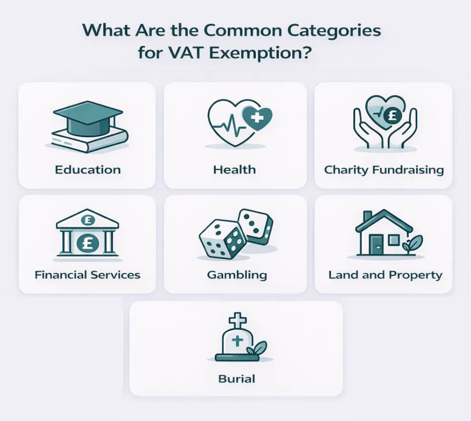 What Are the Common Categories for VAT Exemption