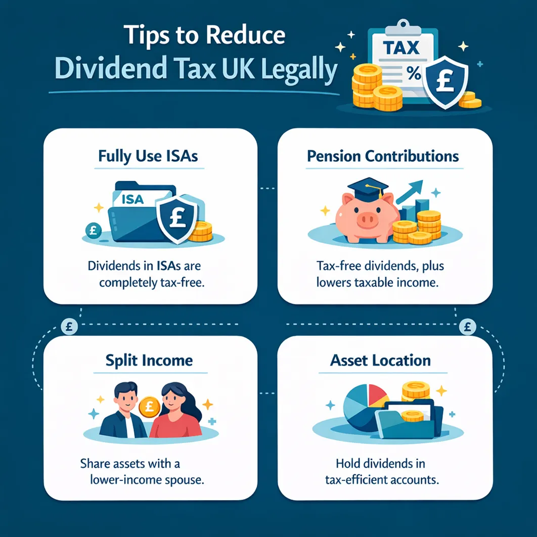 Tips to Reduce Dividend Tax UK Legally